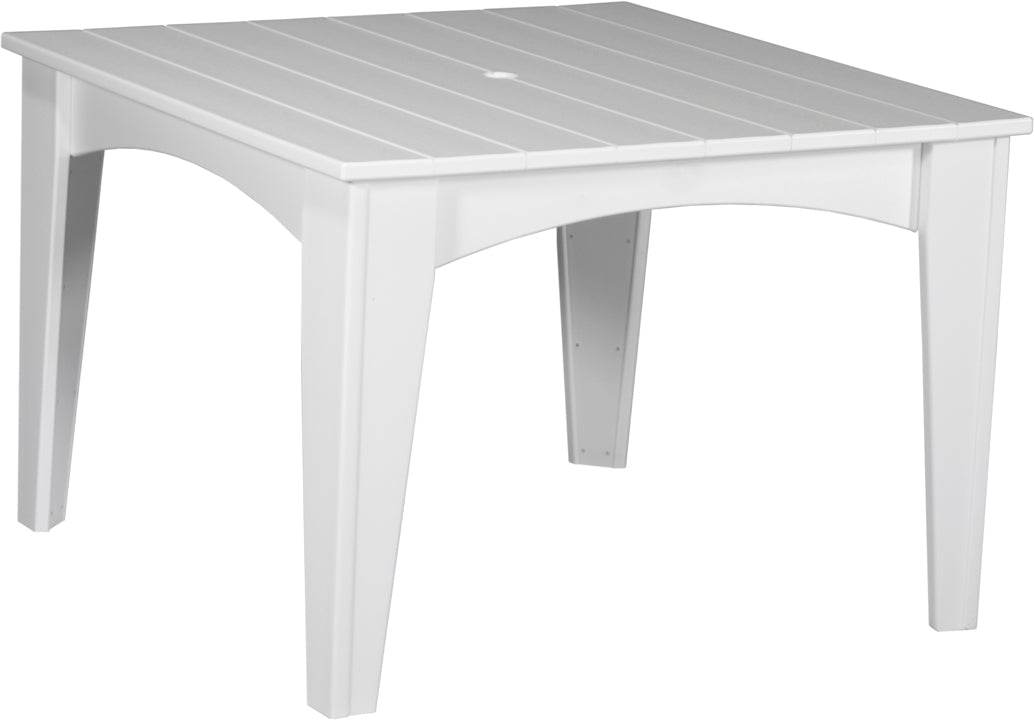 LCIDT44SW-LuxCraft-Island Dining Table (44" Square)-Pangaea Patio