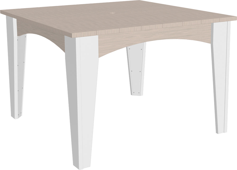 LCIDT44SBIW-LuxCraft-Island Dining Table (44" Square)-Pangaea Patio