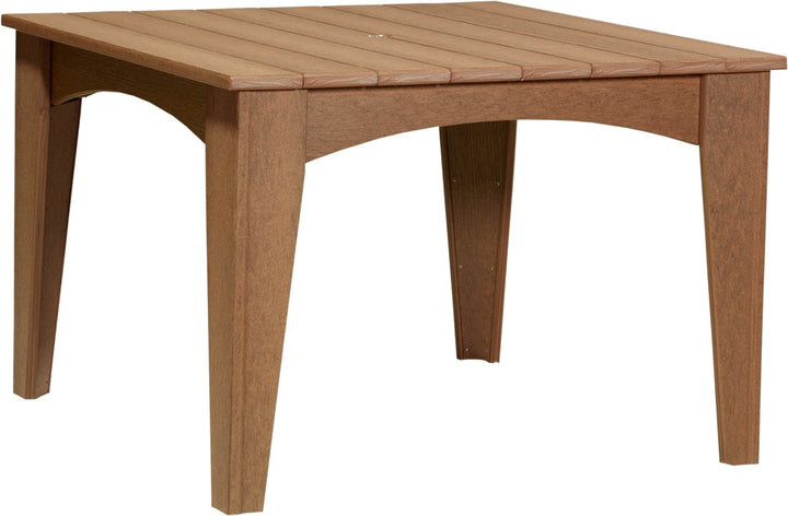 LCIDT44SAM-LuxCraft-Island Dining Table (44" Square)-Pangaea Patio