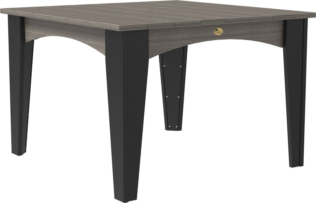 LCIDT44SCGB-LuxCraft-Island Dining Table (44" Square)-Pangaea Patio