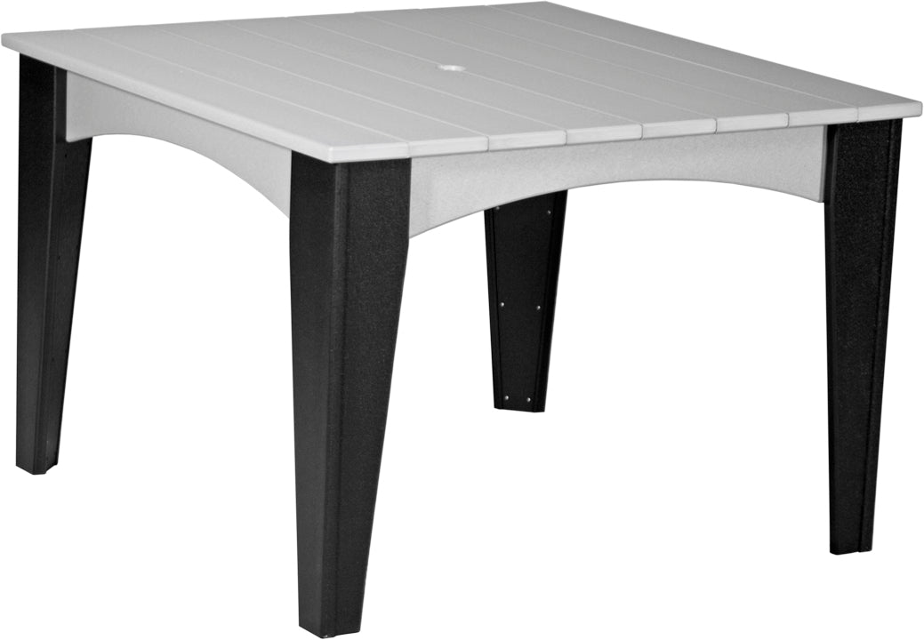 LCIDT44SDGB-LuxCraft-Island Dining Table (44" Square)-Pangaea Patio