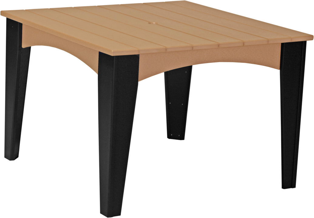 LCIDT44SCB-LuxCraft-Island Dining Table (44" Square)-Pangaea Patio