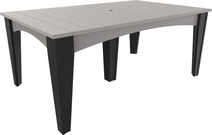 LCIDT4472RDGB-LuxCraft-Island Dining Table (44" X 72")-Pangaea Patio