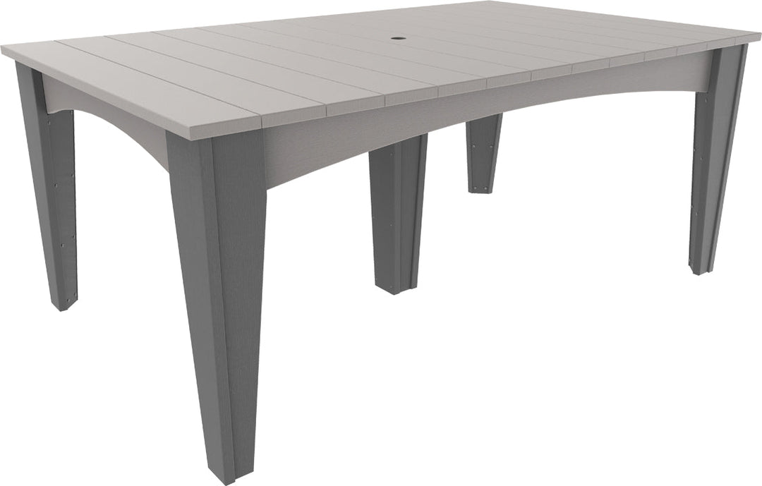 LCIDT4472RDGS-LuxCraft-Island Dining Table (44" X 72")-Pangaea Patio