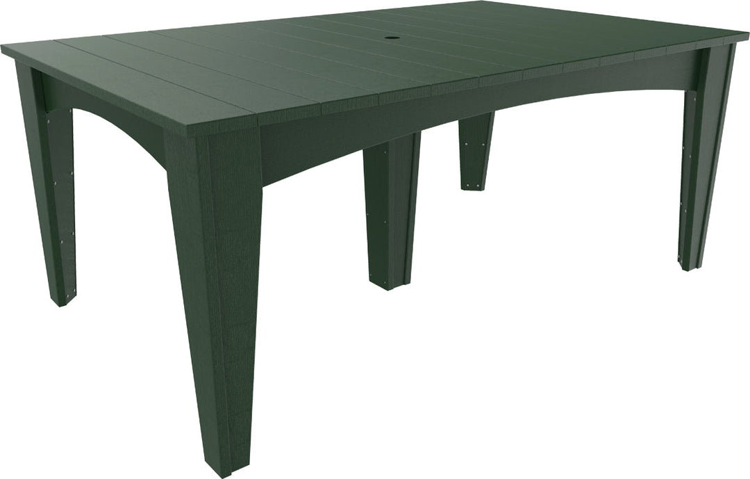 LCIDT4472RG-LuxCraft-Island Dining Table (44" X 72")-Pangaea Patio