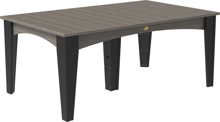 LCIDT4472RCGB-LuxCraft-Island Dining Table (44" X 72")-Pangaea Patio