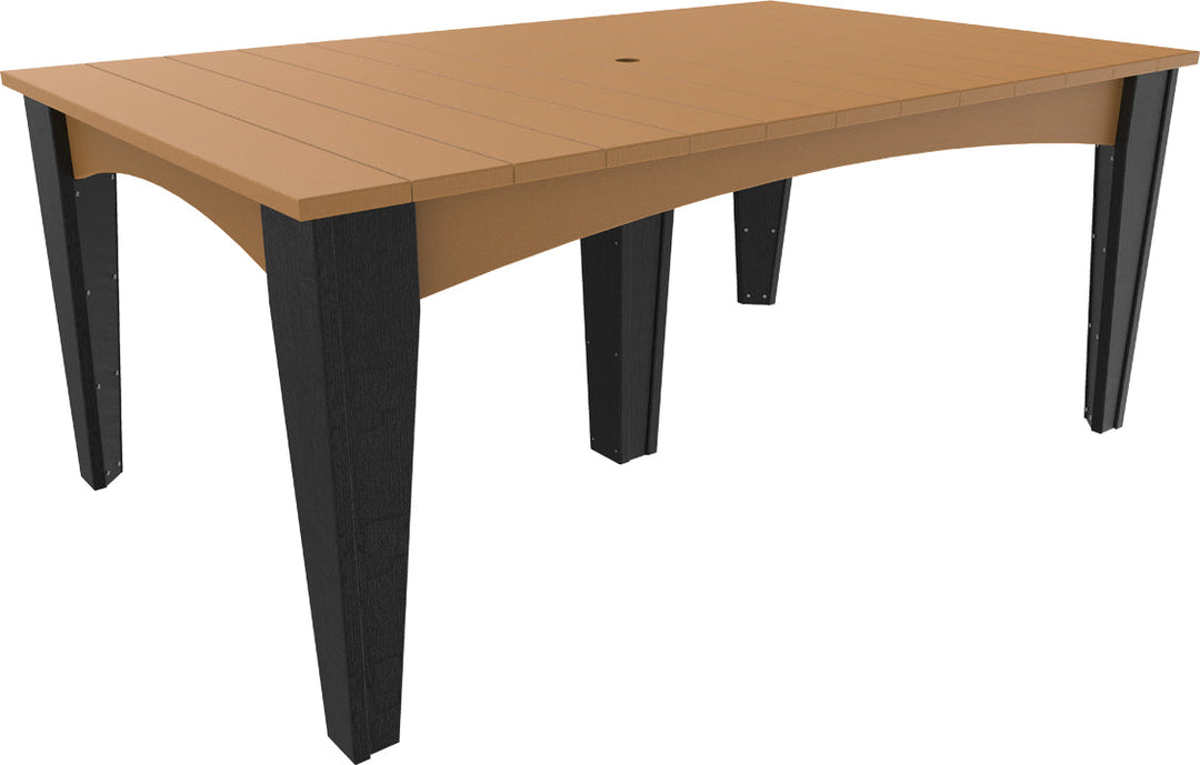 LCIDT4472RCB-LuxCraft-Island Dining Table (44" X 72")-Pangaea Patio