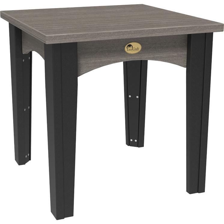 LCIETCGB-LuxCraft-Island End Table-Coastal Gray-Pangaea Patio