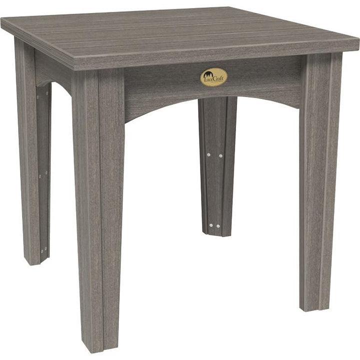 LCIETCG-LuxCraft-Island End Table-Brazilian Walnut Black-Pangaea Patio