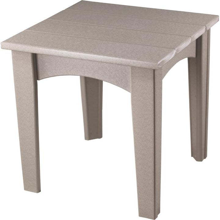 LCIETWW-LuxCraft-Island End Table-Weatherwood-Pangaea Patio