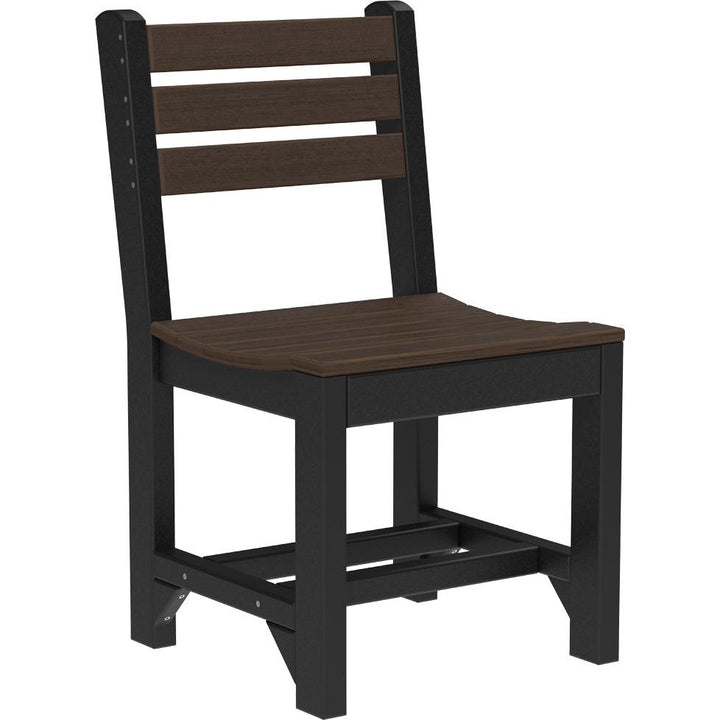 LCISCDDGS-LuxCraft-Island Side Chair-Dining-Dove Gray Slate-Pangaea Patio