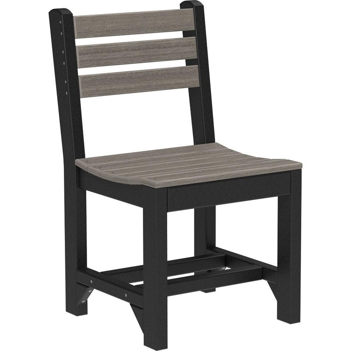 LCISCDWW-LuxCraft-Island Side Chair-Dining-Weatherwood-Pangaea Patio