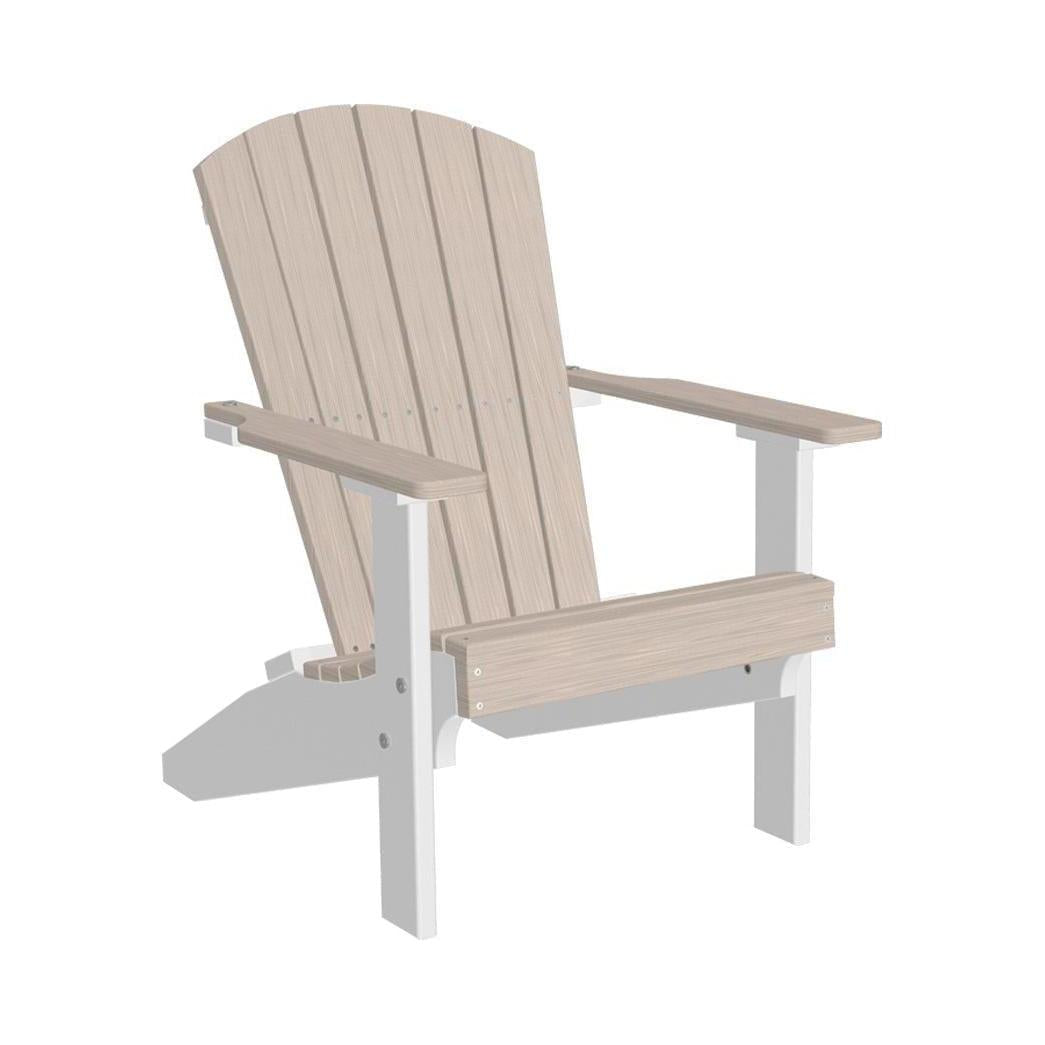LCLACBIW-LuxCraft-Lakeside Adirondack Chair-Birch White-Pangaea Patio
