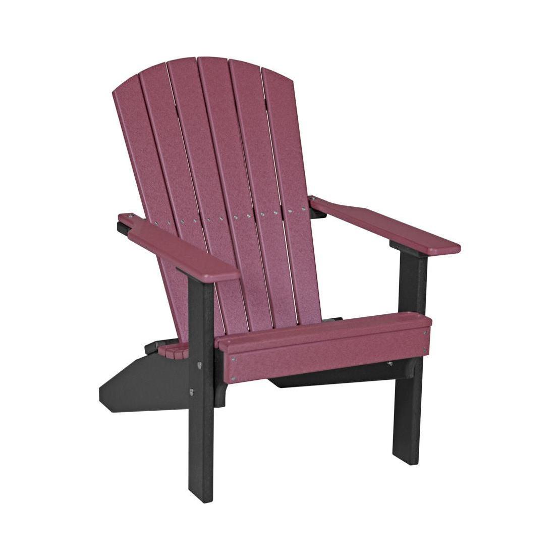 LCLACCHB-LuxCraft-Lakeside Adirondack Chair-Cherrywood Black-Pangaea Patio