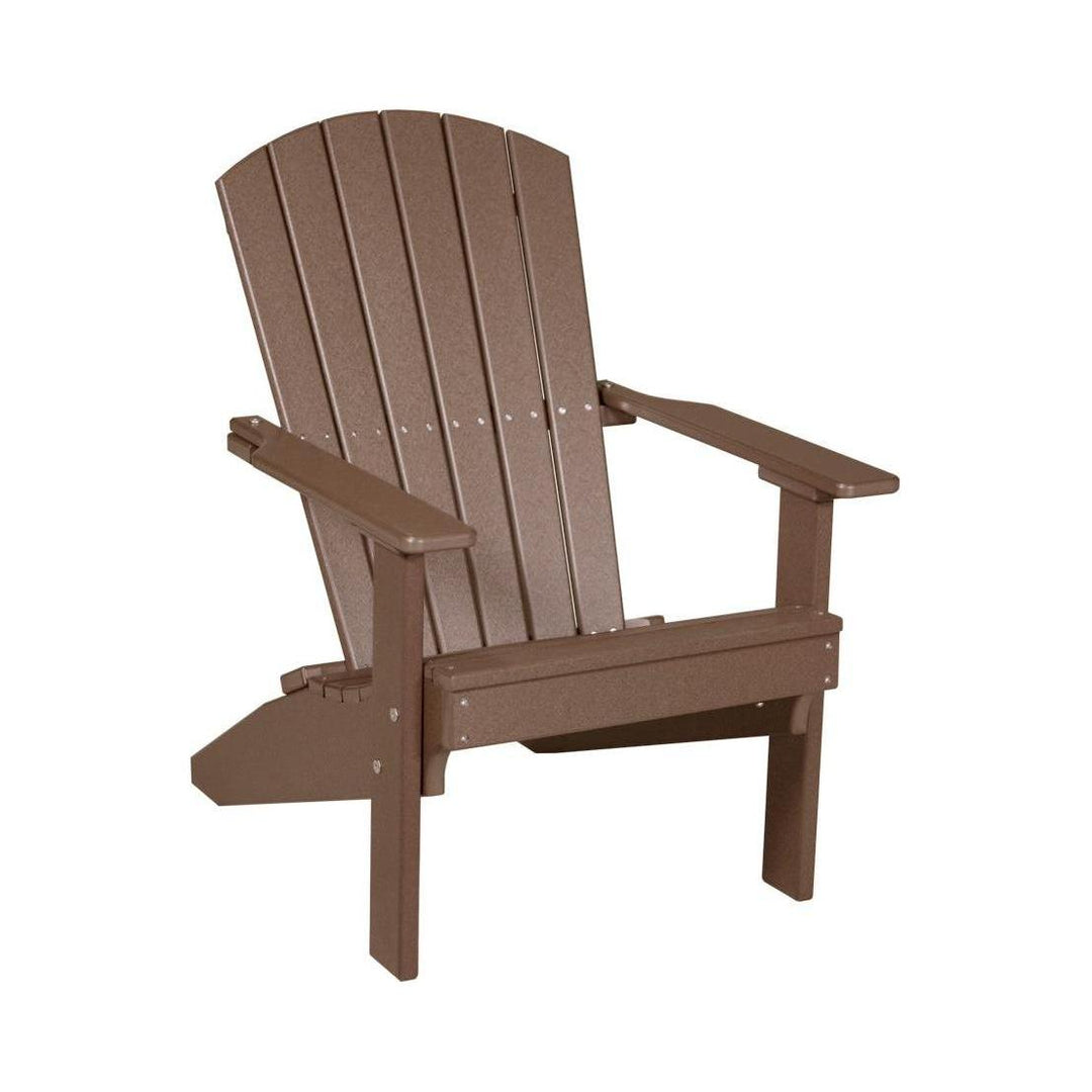 LCLACCBR-LuxCraft-Lakeside Adirondack Chair-Chestnut Brown-Pangaea Patio