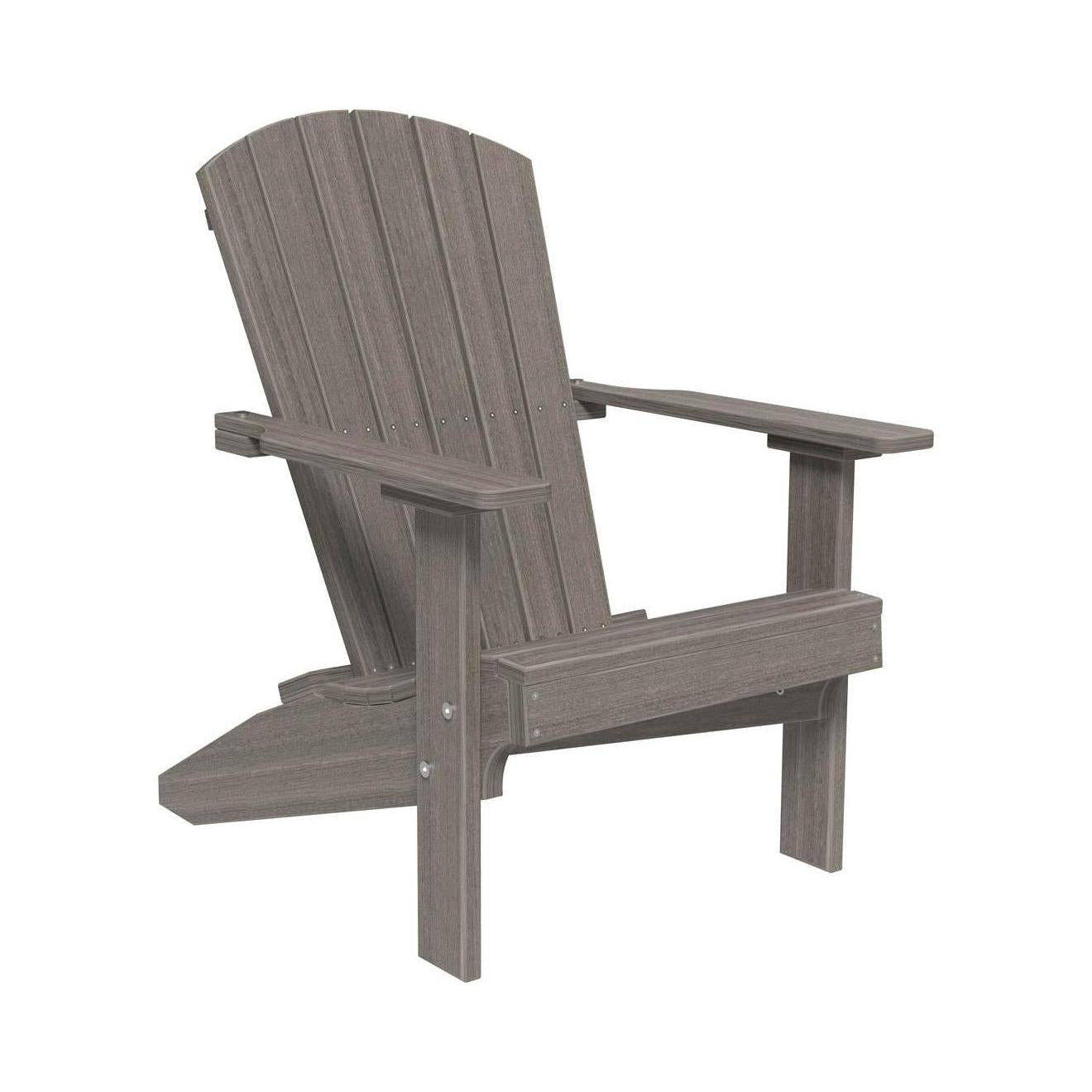 LCLACCG-LuxCraft-Lakeside Adirondack Chair-Brazilian Walnut Black-Pangaea Patio