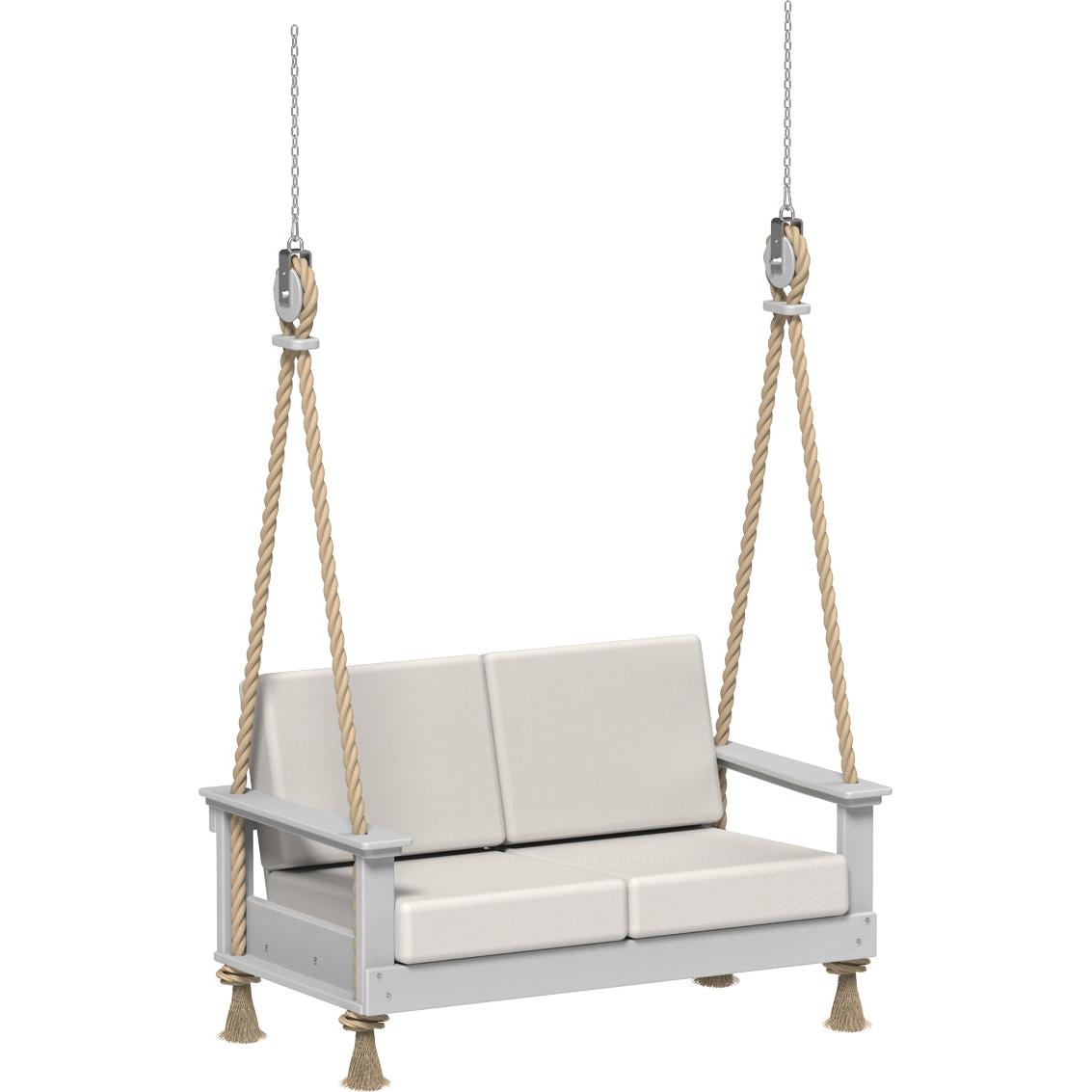 LCLDSLSDG-LuxCraft-Lanai Deep Seating Loveseat Swing-Birch-Pangaea Patio