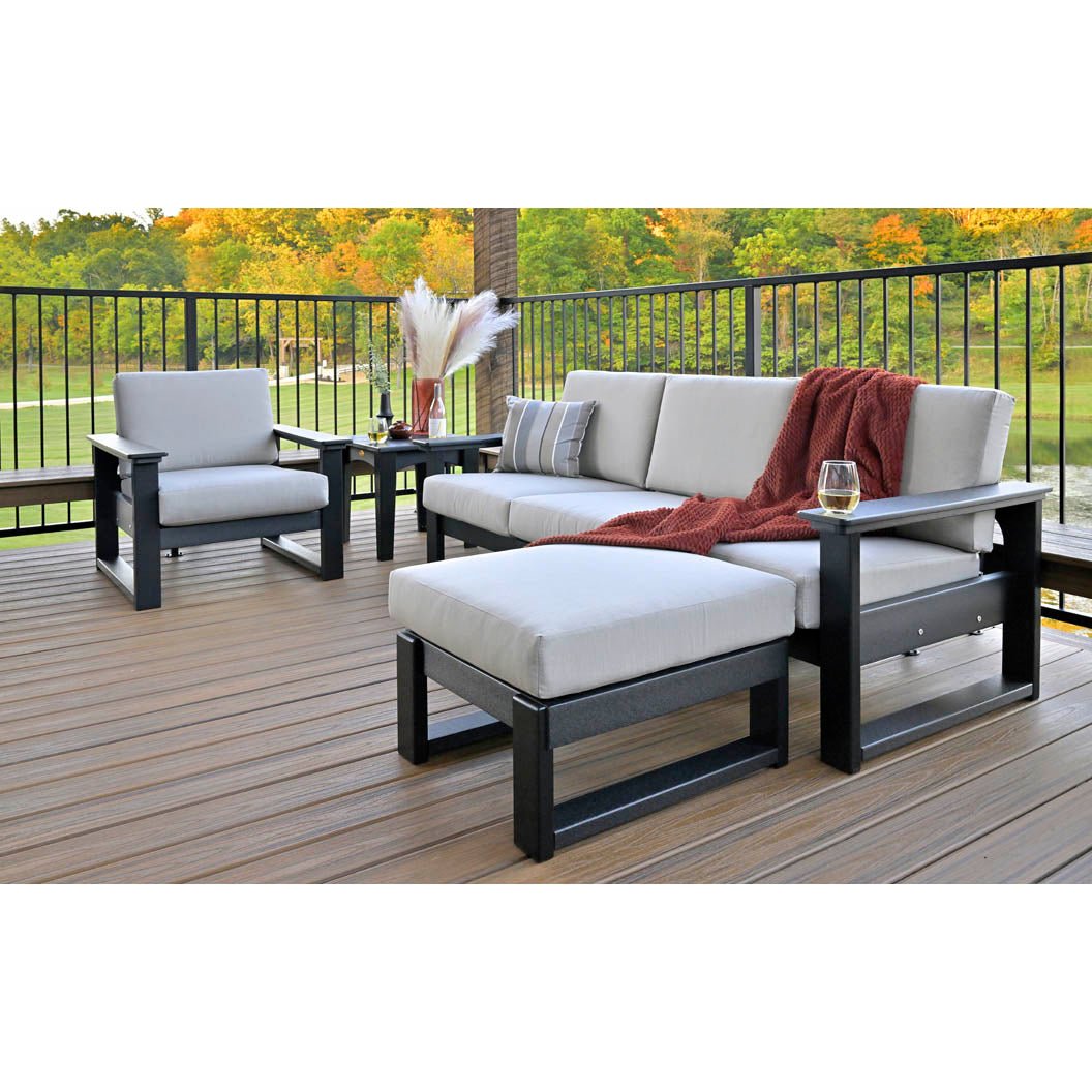 '-LuxCraft-Lanai Deep Seating Ottoman-Pangaea Patio