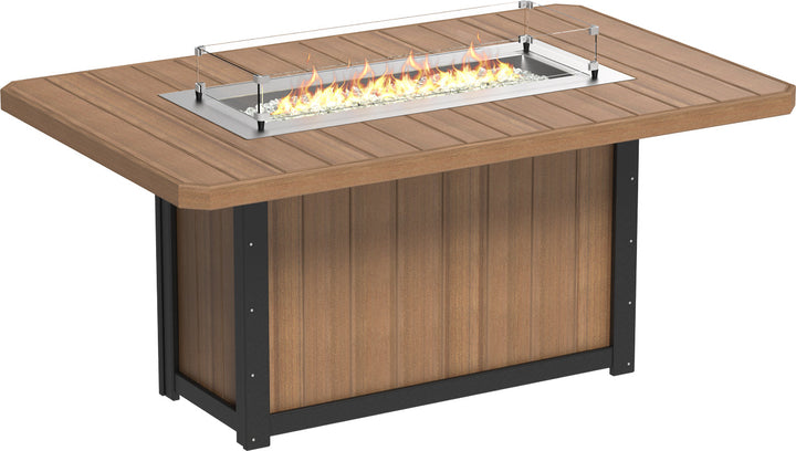 LCLUMIN36set-LuxCraft-Lumin Counter Height Fire Table Set Builder-Pangaea Patio