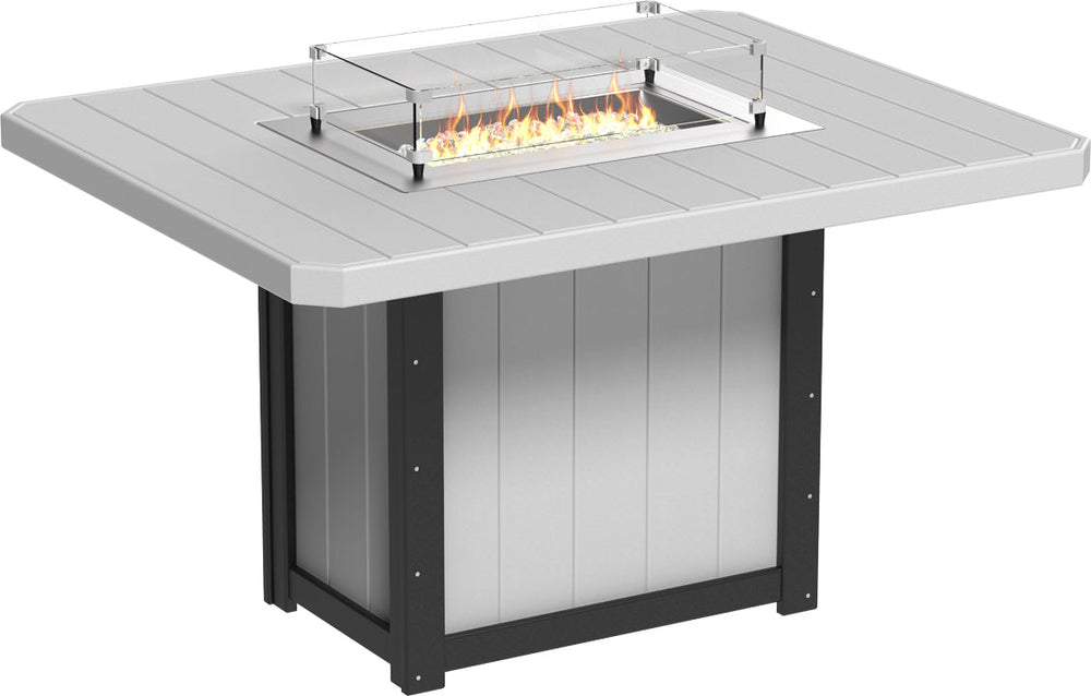 LCLUMIN36set-LuxCraft-Lumin Counter Height Fire Table Set Builder-Pangaea Patio