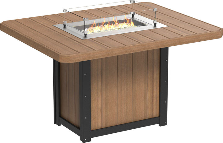 LCLUMIN36set-LuxCraft-Lumin Counter Height Fire Table Set Builder-Pangaea Patio