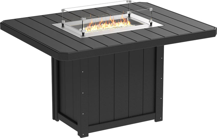 LCLUMIN36set-LuxCraft-Lumin Counter Height Fire Table Set Builder-Pangaea Patio