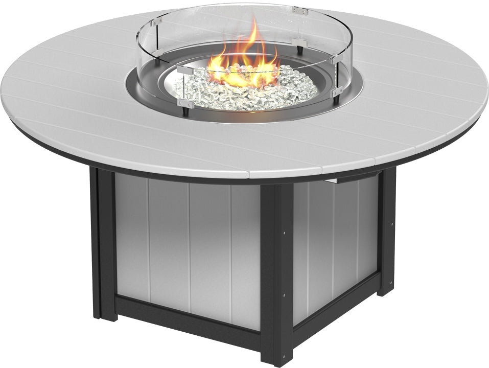 LCLUMIN36set-LuxCraft-Lumin Counter Height Fire Table Set Builder-Pangaea Patio