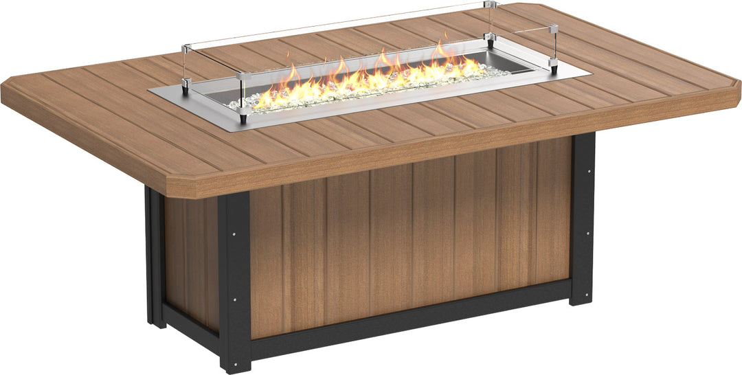 LCLUMIN30Set-LuxCraft-Lumin Dining Height Fire Table Set Builder-Pangaea Patio