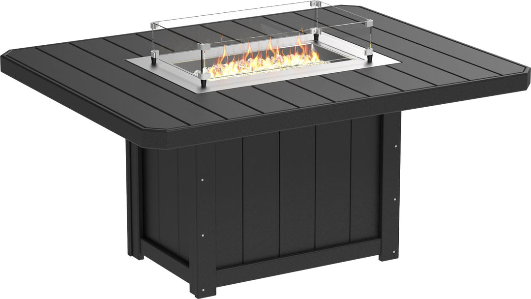 LCLUMIN30Set-LuxCraft-Lumin Dining Height Fire Table Set Builder-Pangaea Patio