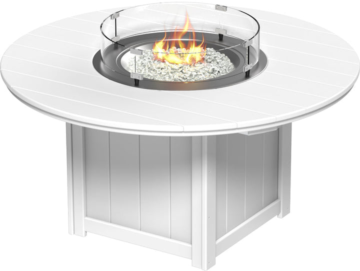 LCLUMIN30Set-LuxCraft-Lumin Dining Height Fire Table Set Builder-Pangaea Patio