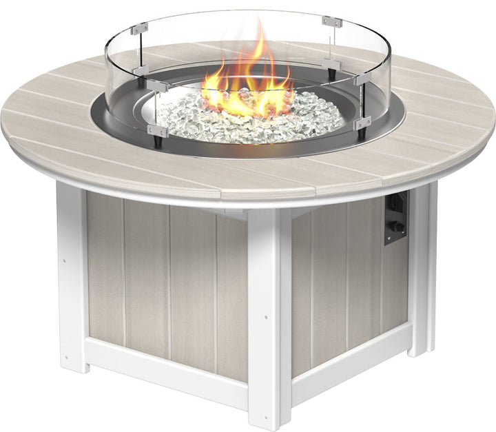 LCLFP46RBIW-LuxCraft-Lumin Fire Pit 46" Round-Pangaea Patio