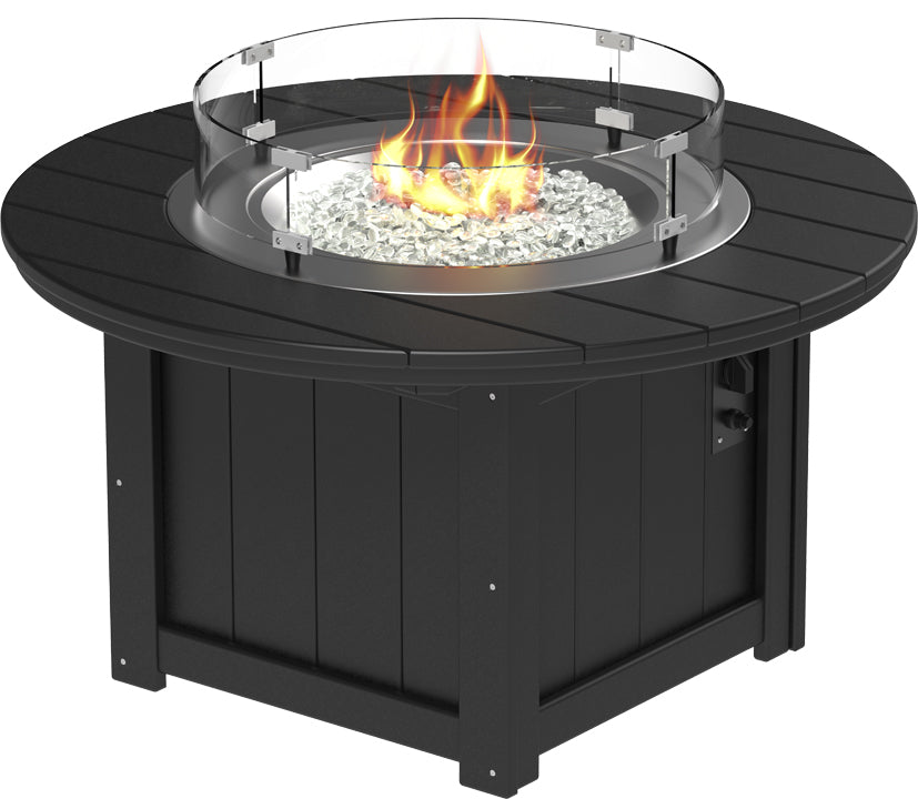 LCLFP46RBK-LuxCraft-Lumin Fire Pit 46" Round-Pangaea Patio