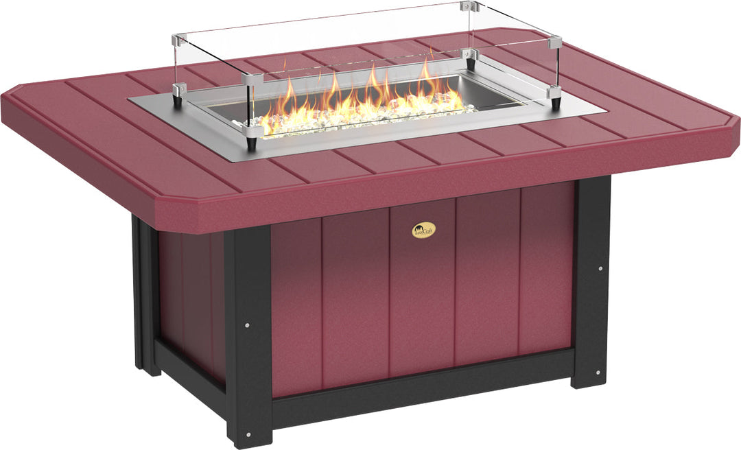 LCLFP51RCHB-LuxCraft-Lumin Fire Pit 51" Rectangular-Pangaea Patio