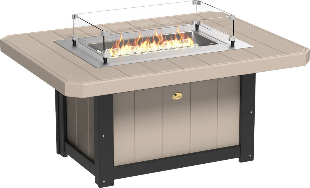 LCLFP51RWWB-LuxCraft-Lumin Fire Pit 51" Rectangular-Pangaea Patio