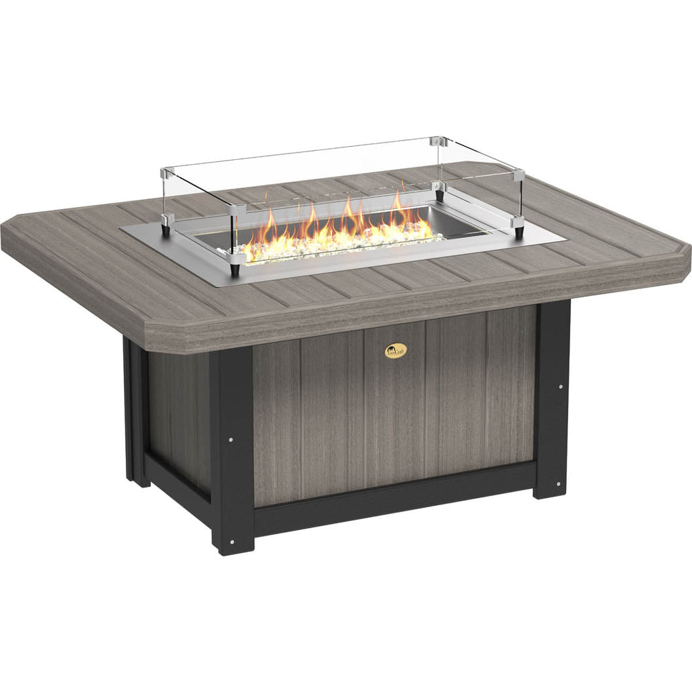 LCLFP51RCGB-LuxCraft-Lumin Fire Pit 51" Rectangular-Pangaea Patio