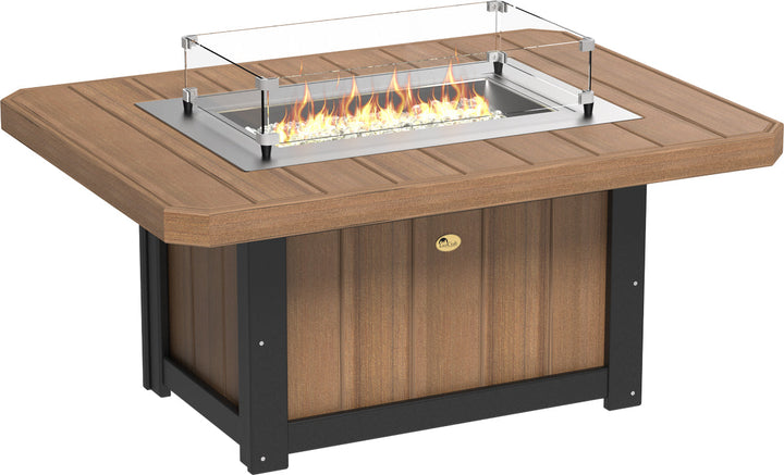 LCLFP51RAMB-LuxCraft-Lumin Fire Pit 51" Rectangular-Pangaea Patio