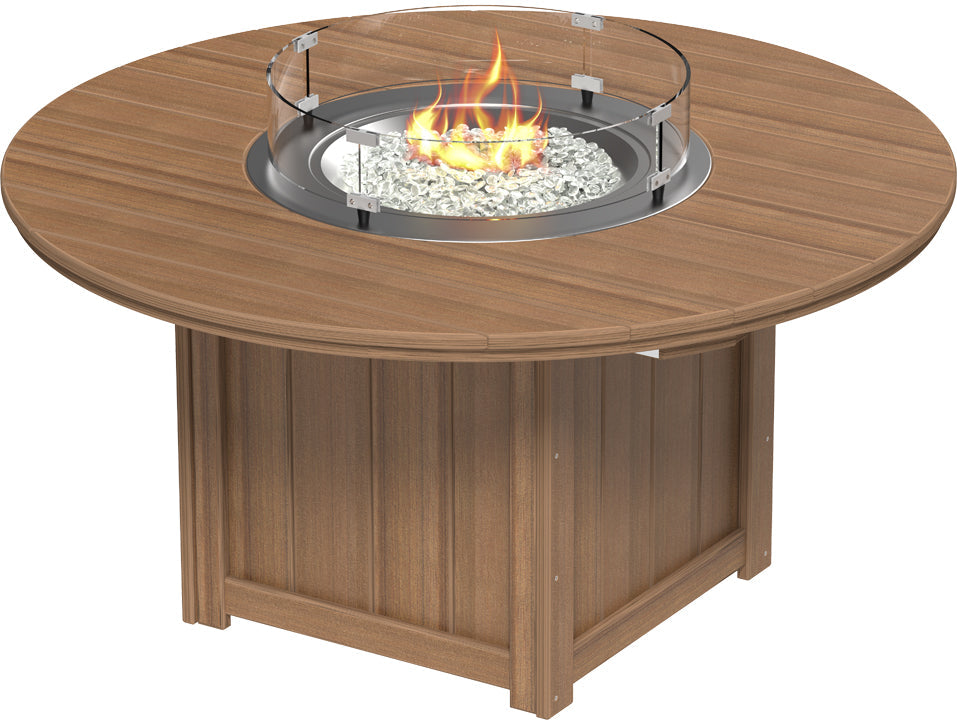 LCLFT60RDAM-LuxCraft-Lumin Fire Table 60" Round-Pangaea Patio