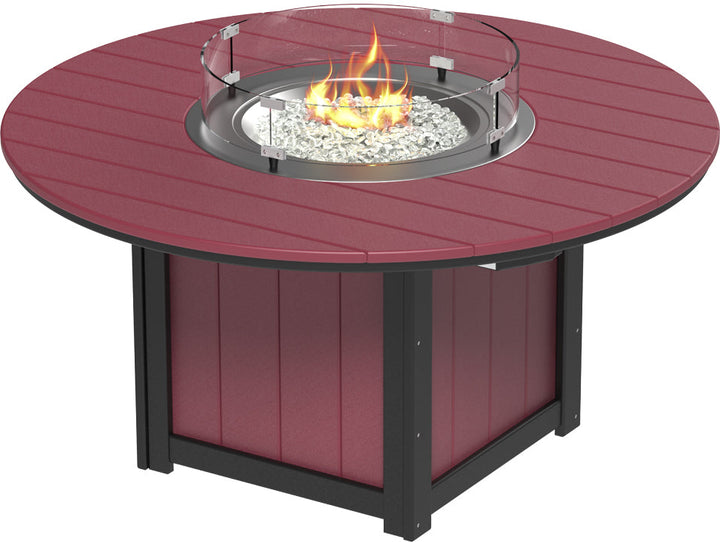 LCLFT60RDCHB-LuxCraft-Lumin Fire Table 60" Round-Pangaea Patio