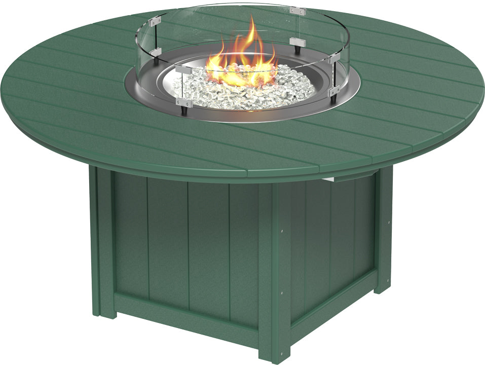 LCLFT60RDG-LuxCraft-Lumin Fire Table 60" Round-Pangaea Patio