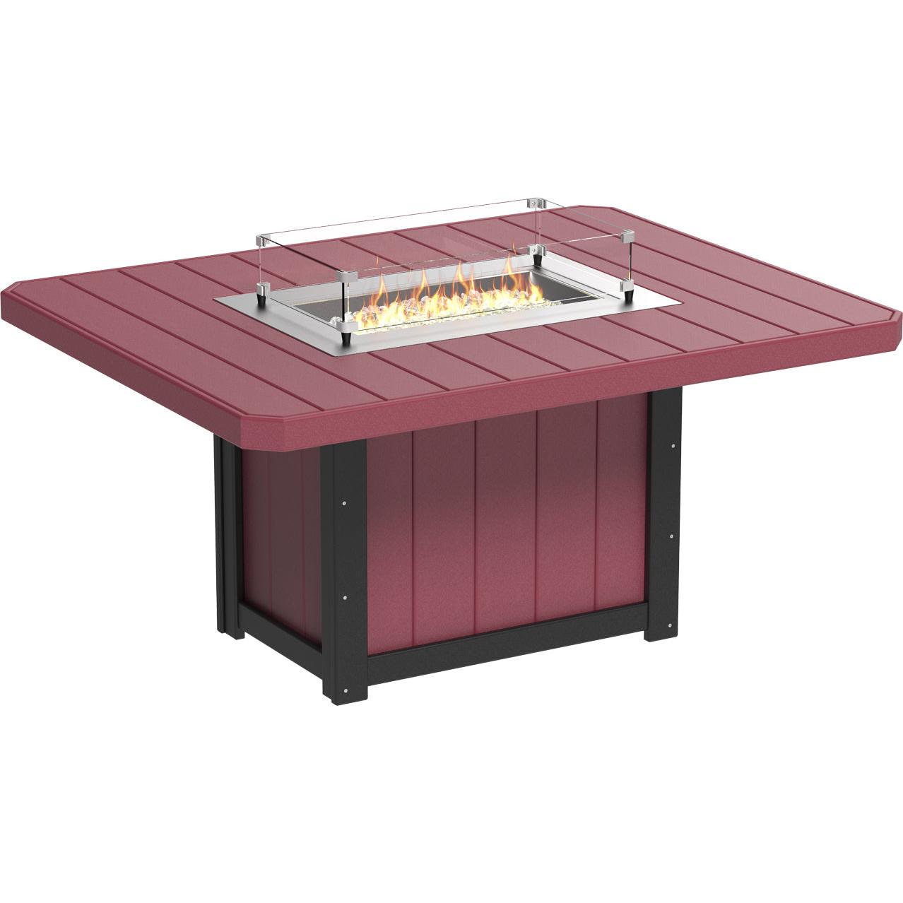 -LuxCraft-Lumin Fire Table 62" Rectangular-Pangaea Patio