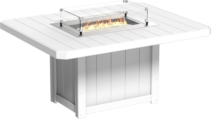 LCLFT62RWD-LuxCraft-Lumin Fire Table 62" Rectangular-Pangaea Patio