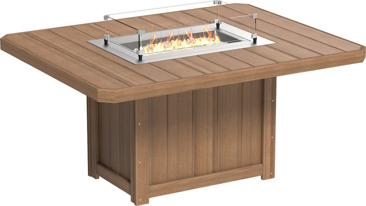 LCLFT62RAMD-LuxCraft-Lumin Fire Table 62" Rectangular-Pangaea Patio