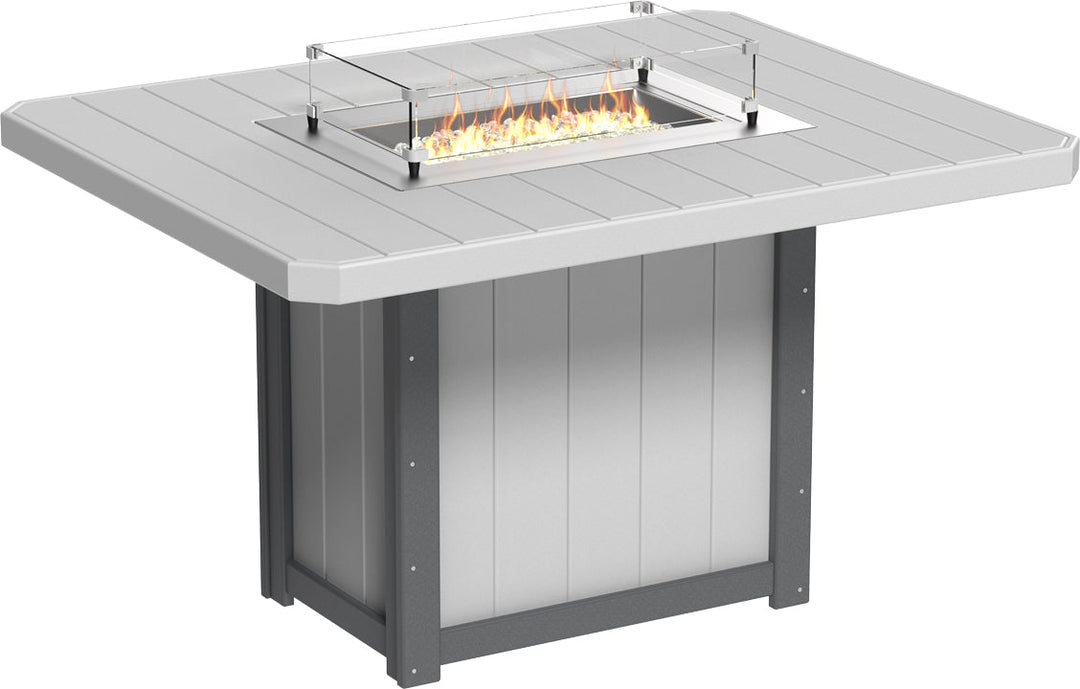 LCLFT62RDGSC-LuxCraft-Lumin Fire Table 62" Rectangular-Pangaea Patio