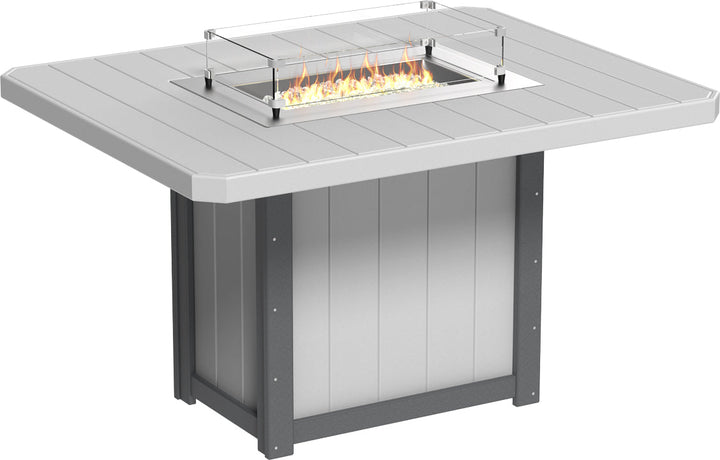 LCLFT62RDGSC-LuxCraft-Lumin Fire Table 62" Rectangular-Pangaea Patio