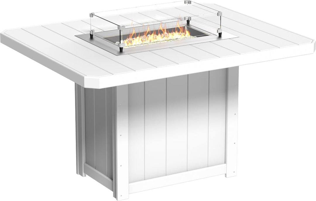 LCLFT62RWC-LuxCraft-Lumin Fire Table 62" Rectangular-Pangaea Patio