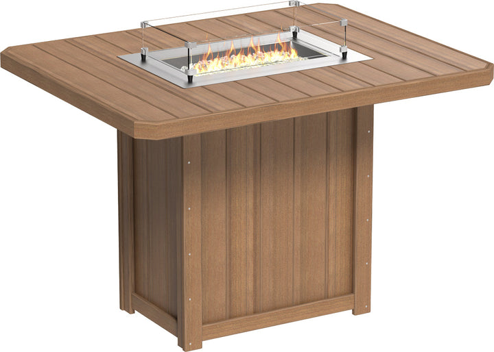 LCLFT62RAMB-LuxCraft-Lumin Fire Table 62" Rectangular-Pangaea Patio