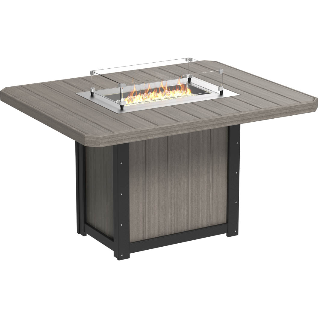 -LuxCraft-Lumin Fire Table 62" Rectangular-Pangaea Patio