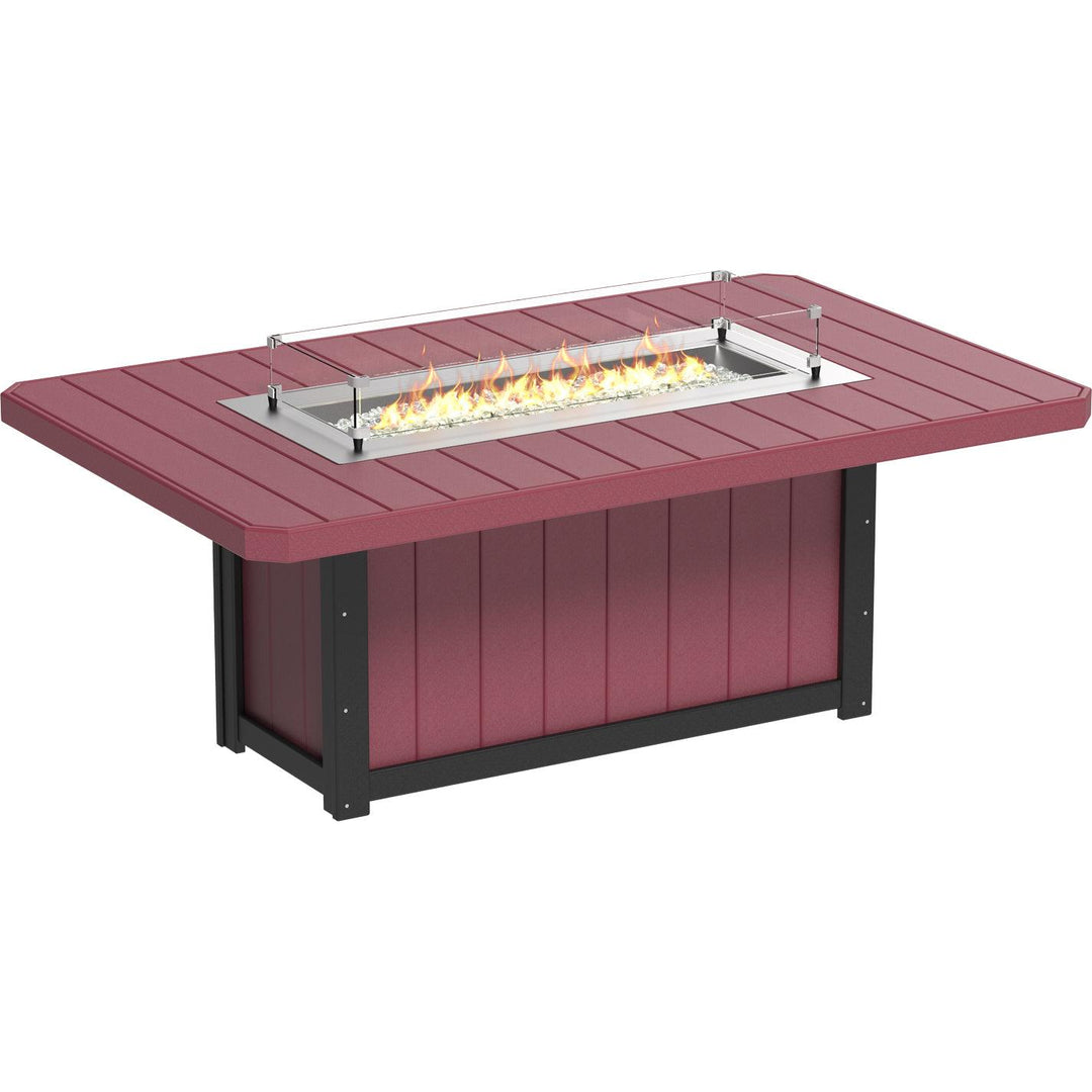 -LuxCraft-Lumin Fire Table 79" Rectangular-Pangaea Patio
