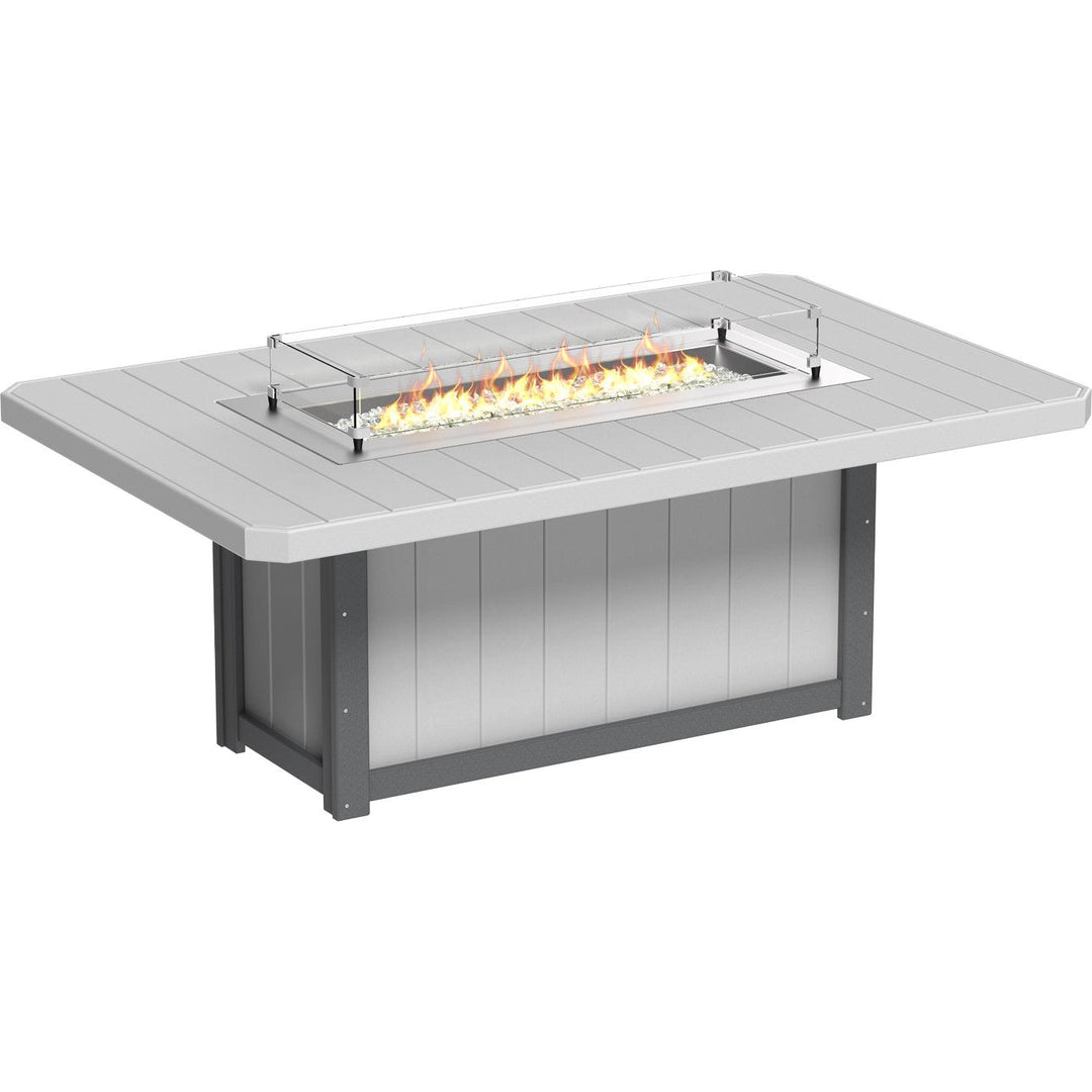 -LuxCraft-Lumin Fire Table 79" Rectangular-Pangaea Patio