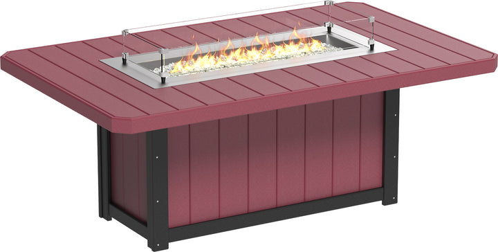 LCLFT79RCHBD-LuxCraft-Lumin Fire Table 79" Rectangular-Pangaea Patio